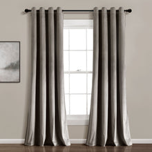 Load image into Gallery viewer, Prima Velvet Solid 100% Blackout Window Curtain Panel
