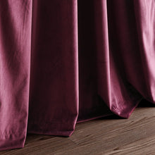 Load image into Gallery viewer, Prima Velvet Solid 100% Blackout Window Curtain Panel
