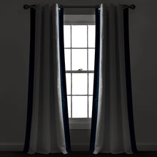 Cargar imagen en el visor de la galería, Block Border Blackout Window Curtain Panel
