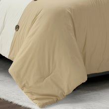 Cargar imagen en el visor de la galería, Linen Button Comforter 5 Piece Set
