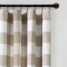 Cargar imagen en el visor de la galería, Kelly Checker Light Filtering Window Curtain Panel Set
