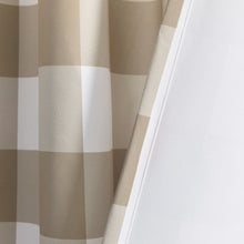 Carregar imagem no visualizador da galeria, Kelly Checker Light Filtering Window Curtain Panel Set
