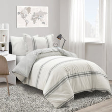 Carregar imagem no visualizador da galeria, Farmhouse Stripe 100% Cotton Duvet Cover Set
