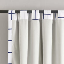 Load image into Gallery viewer, Urban Square Grid Blackout Window Curtain Panel Set
