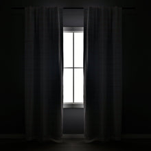 Load image into Gallery viewer, Urban Square Grid Blackout Window Curtain Panel Set
