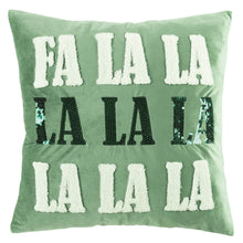 Load image into Gallery viewer, Fa La La La Decorative Pillow
