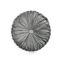 Cargar imagen en el visor de la galería, Round Pleated Soft Velvet Throw Pillow
