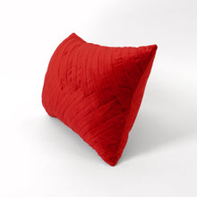 Load image into Gallery viewer, Velvet Pleat Decorative Pillow
