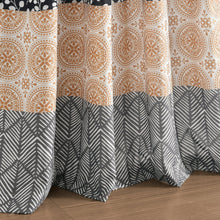 Load image into Gallery viewer, Bohemian Stripe Window Curtain Panel Set
