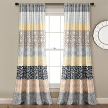 Load image into Gallery viewer, Bohemian Stripe Window Curtain Panel Set
