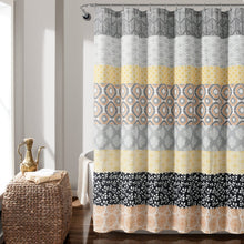 Cargar imagen en el visor de la galería, Bohemian Stripe Shower Curtain
