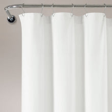 Load image into Gallery viewer, Boho Polka Dot Yarn Dyed Recycled Cotton Blend Shower Curtain
