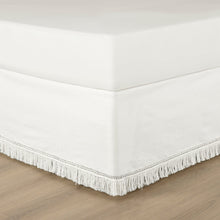 Load image into Gallery viewer, Boho Fringe 15-Inch Tailored Drop Easy Fit Bed Skirt
