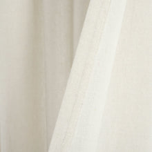 Cargar imagen en el visor de la galería, Boho Faux Linen Tassel Color Block Window Curtain Panel Set
