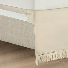 Cargar imagen en el visor de la galería, Boho Fringe 15-Inch Tailored Drop Easy Fit Bed Skirt
