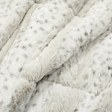 Load image into Gallery viewer, Leopard Textured Faux Fur Comforter 3 Piece Set
