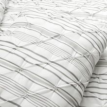 Cargar imagen en el visor de la galería, Ravello Pintuck Stripe 5 Piece Comforter Set
