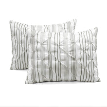 Load image into Gallery viewer, Ravello Pintuck Stripe 5 Piece Comforter Set
