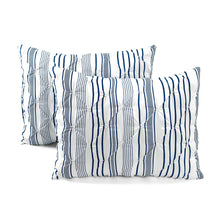 Cargar imagen en el visor de la galería, Ravello Pintuck Stripe 5 Piece Comforter Set
