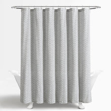 Carregar imagem no visualizador da galeria, Hygge Modern Arrow Faux Linen Shower Curtain
