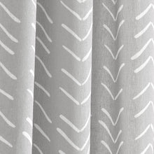 Cargar imagen en el visor de la galería, Hygge Modern Arrow Faux Linen Shower Curtain
