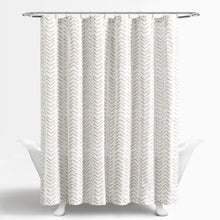 Carregar imagem no visualizador da galeria, Hygge Modern Arrow Faux Linen Shower Curtain
