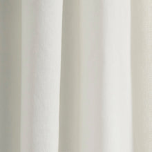 Cargar imagen en el visor de la galería, Luxury Modern Flower Linen Like Embroidery Border Window Curtain Panel
