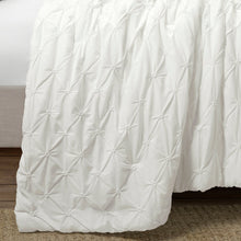 Load image into Gallery viewer, Ravello Pintuck Cotton Comforter 3 Piece Set
