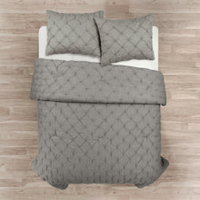 Load image into Gallery viewer, Ravello Pintuck Cotton Comforter 3 Piece Set
