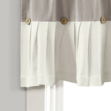 Carregar imagem no visualizador da galeria, Linen Button Valance
