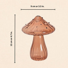 Load image into Gallery viewer, Vibrant Mushroom Glass Vases
