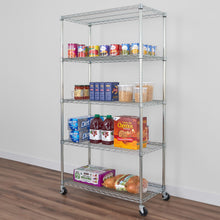 Load image into Gallery viewer, 18&quot; x 36&quot; x 72&quot; 5-Tier Wire Rack
