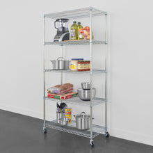 Carregar imagem no visualizador da galeria, 18&quot; x 36&quot; x 72&quot; 5-Tier Wire Rack
