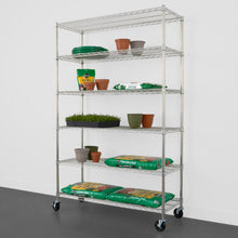 Load image into Gallery viewer, 18&quot; x 48&quot; x 72&quot; 6-Tier Wire Rack
