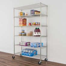 Load image into Gallery viewer, 18&quot; x 48&quot; x 72&quot; 6-Tier Wire Rack
