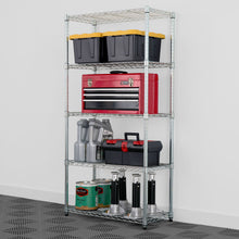 Carregar imagem no visualizador da galeria, 14&quot; x 30&quot; x 60&quot; 5-Tier Wire Rack
