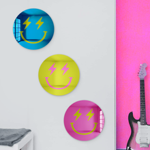 Carregar imagem no visualizador da galeria, Bundle | Happy Faces With Lightning Bolt Eyes 3-Piece Multicolor Set
