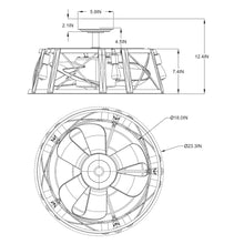 Carregar imagem no visualizador da galeria, 23&quot; Modern Satin Nickel DC Motor Downrod Mount Reversible Fandelier Ceiling Fan with Lighting and Remote Control
