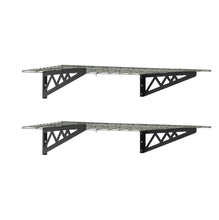 Carregar imagem no visualizador da galeria, 24&quot; x 48&quot; Wall Shelves (Two Pack with Hooks)
