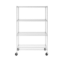 Carregar imagem no visualizador da galeria, 24&quot; x 48&quot; x 72&quot; 4-Tier Wire Rack
