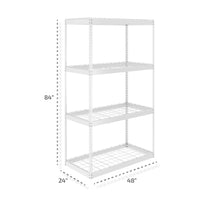 Carregar imagem no visualizador da galeria, 24&quot; x 48&quot; x 84&quot; Heavy-Duty Garage Shelving
