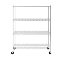 Load image into Gallery viewer, 24&quot; x 60&quot; x 72&quot; 4-Tier Wire Rack
