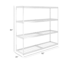 Cargar imagen en el visor de la galería, 24&quot; x 92&quot; x 84&quot; Heavy-Duty Garage Shelving
