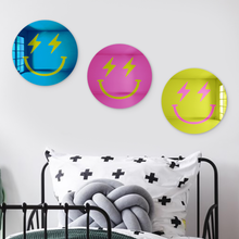 Cargar imagen en el visor de la galería, Bundle | Happy Faces With Lightning Bolt Eyes 3-Piece Multicolor Set
