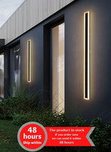 Carregar imagem no visualizador da galeria, MIRODEMI® Black/White/Gold Outdoor Waterproof Tall Aluminum LED Wall lamp For Garden
