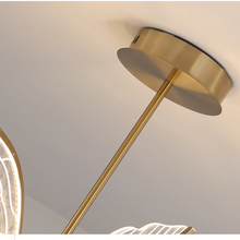 Cargar imagen en el visor de la galería, Modern Gold Butterfly Wing LED Chandelier- Contemporary Touch
