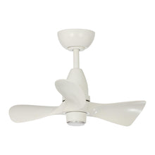 Cargar imagen en el visor de la galería, 28&quot; Kwang Farmhouse DC Motor Downrod Mount Reversible Ceiling Fan with LED Lighting and Remote Control
