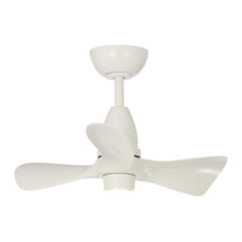 Cargar imagen en el visor de la galería, 28&quot; Kwang Farmhouse DC Motor Downrod Mount Reversible Ceiling Fan with LED Lighting and Remote Control
