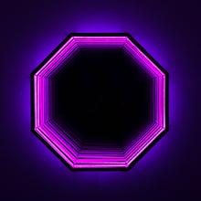 Load image into Gallery viewer, 3D Octagon Infinity Mirror Light
