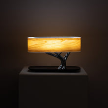 Cargar imagen en el visor de la galería, Hometree Minimalist Table Lamp with Speaker &amp; Wireless Charger
